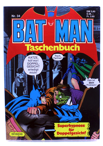 Batman Comic Taschenbuch Nr. 34 (1986) – Superhypnose für Two Face | DC Gotham Klassiker